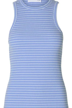 Clearance Selected Anna Striped Cornflower Blue