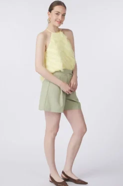 Best Selected Blouse Bea-Tiffa Halterneck Fringe Tea