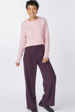 Outlet Selected Broek tinni N Bleached Mauve