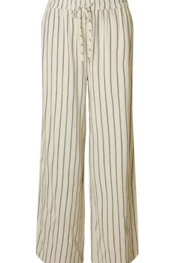 New Selected Broek Viva-Gulia Striped Sun Sandshell Stripes:Pin Stripe