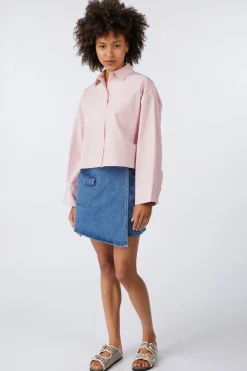 Hemd Astha Cropped Boxy-Selected Fashion