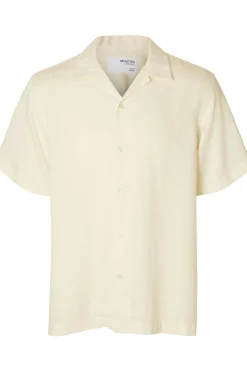 New Selected Hemd Regnoa Mix Resort Egret