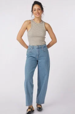 Fashion Selected Jeans Alice Barrel Light Blue Light Blue Denim