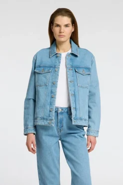 Hot Selected Jeansvest Alice Ls Light Blue Denim
