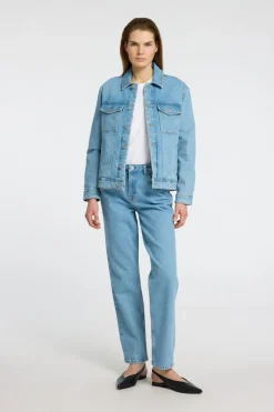 Hot Selected Jeansvest Alice Ls Light Blue Denim