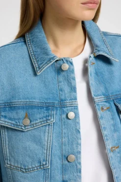 Hot Selected Jeansvest Alice Ls Light Blue Denim