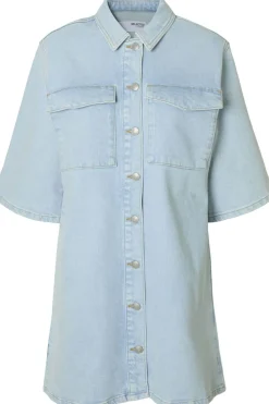 Clearance Selected Jurk Haprer Sky Blue