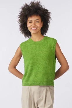 Online Selected Trui Alma Sl Knit Vest Spindle Tree