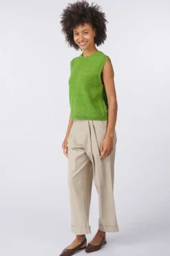 Online Selected Trui Alma Sl Knit Vest Spindle Tree