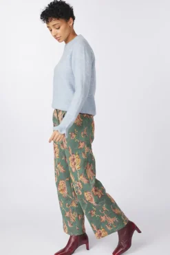 Sale Selected Trui Lulu Ls Frill Cuff Cashmere Blue