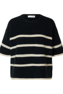 Outlet Selected Trui Maline-Liliana Dark Sapphire