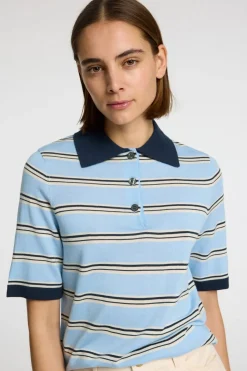 Outlet Selected Trui Thea 2/4 Cerulean