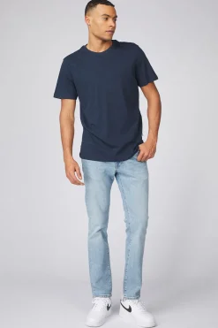 Discount Selected T-Shirt Aspenub Blue Denim