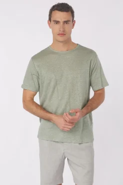 Fashion Selected T-Shirt Bet Light Grey Melange