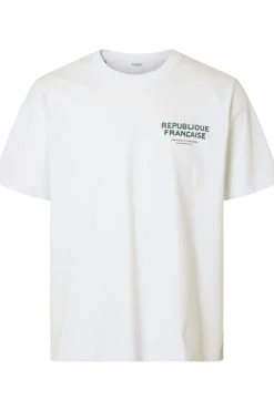 Clearance Selected T-Shirt Bosma Ss O-Neck Tee Bright White France