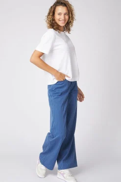 Outlet Selected T-Shirt essential Boxy Sky Captain