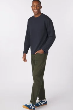 T-Shirt Looseoscar Ls O-Neck Tee-Selected Fashion