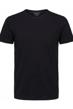 Outlet Selected T-Shirt Newpima black