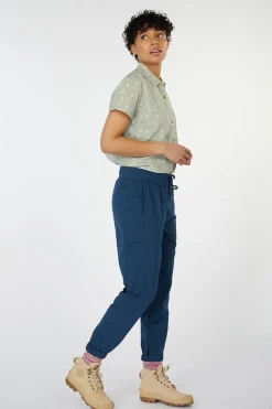 New Sherpa Broek Palmo Pant Azure