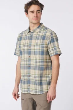 Discount Sherpa Hemd Hosh Plaid Ss Shirt Bardiya Sand