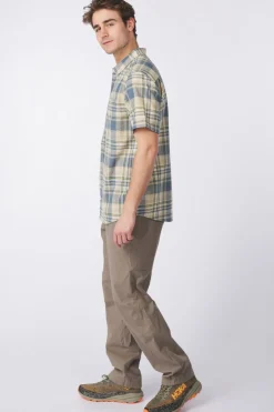 Discount Sherpa Hemd Hosh Plaid Ss Shirt Bardiya Sand