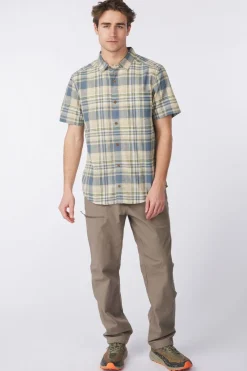 Discount Sherpa Hemd Hosh Plaid Ss Shirt Bardiya Sand
