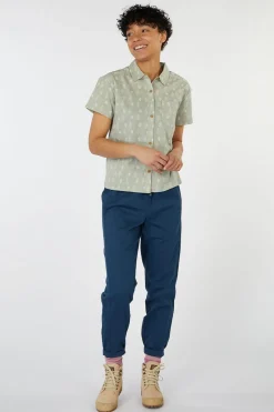 Sale Sherpa Hemd Jaya Camp Ss Shirt Celery