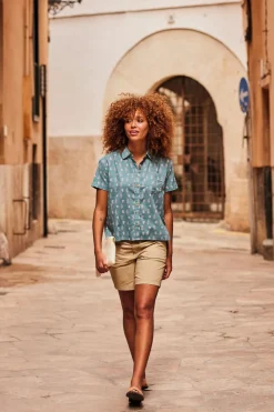 Best Sherpa Hemd Jaya Camp Ss Shirt Hydra Indi Blossom