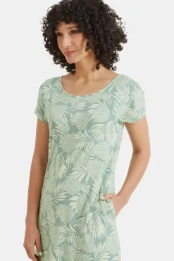 Outlet Sherpa Jurk Padma Tie Back Celery Bhodi Leaf