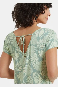 Outlet Sherpa Jurk Padma Tie Back Celery Bhodi Leaf