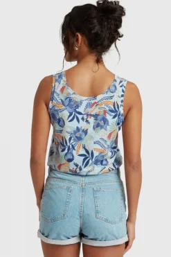 Outlet Sherpa Top Neha V-Neck Tank Top Seaport Blue Peacock