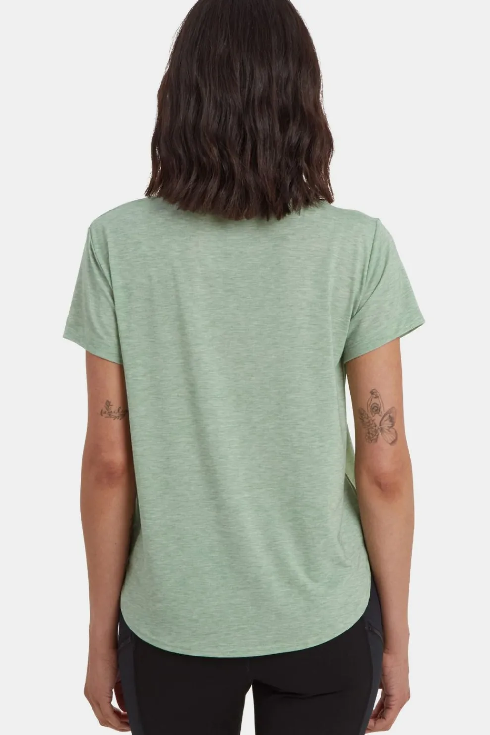 Discount Sherpa T-Shirt Asha Crew Tee Thyme