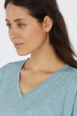 Online Sherpa T-Shirt Asha V-Neck 3/4 Sleeve Hydra