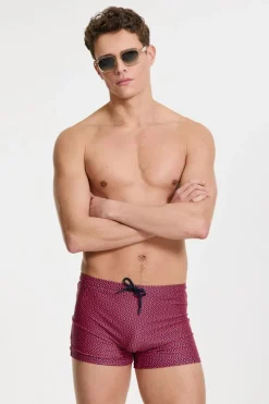 Hot Shiwi Men SEP geo tile Red Hibiscus Geo Tile