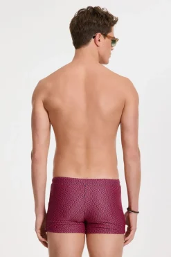 Hot Shiwi Men SEP geo tile Red Hibiscus Geo Tile