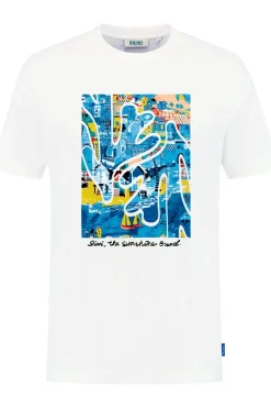 T-Shirt Liam Regular Island Block-Shiwi Discount