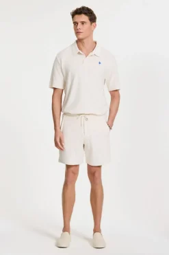 Discount Shiwi T-Shirt Nico Toweling Polo Solid White