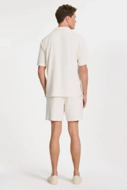 Discount Shiwi T-Shirt Nico Toweling Polo Solid White