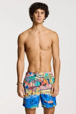 Hot Shiwi Zwemshort Nick Quick Dry 6 Inch Island