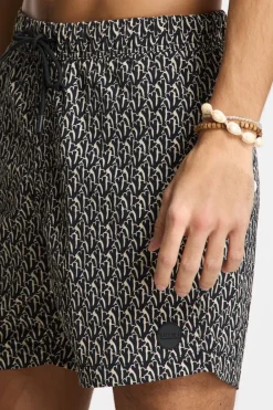 Zwemshort Nick Quick Dry 6 Inch Wavy Coral-Shiwi Hot