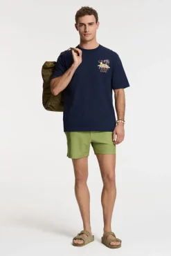 New Shiwi Zwemshort Owen 5 Inch Solid Green Fern