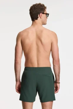 New Shiwi Zwemshort Scott Stretch 6 Inch Solid Green Leaf