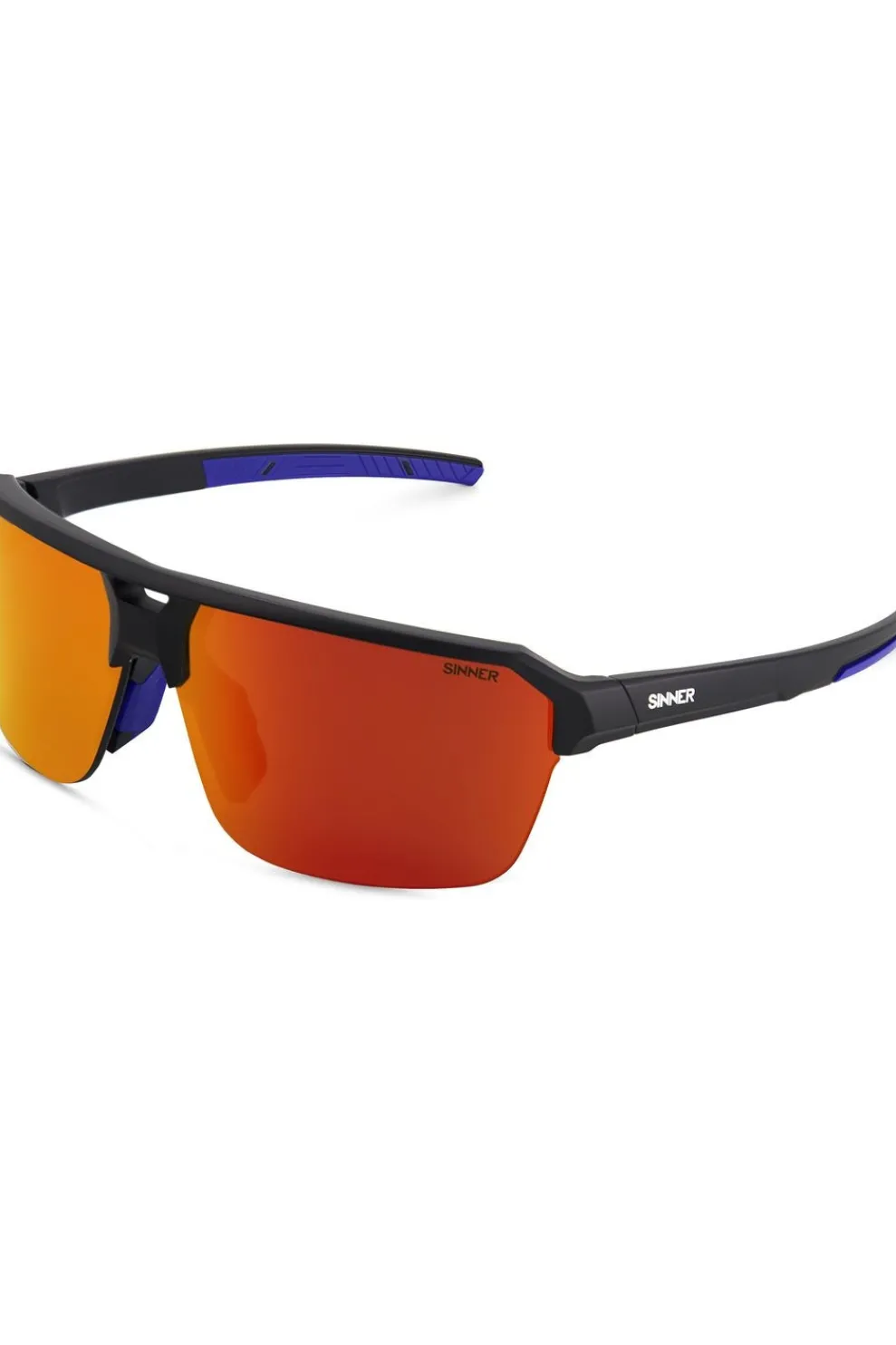 Hot Sinner Zonnebril Bolt Matte Black/Blue/Red Oil