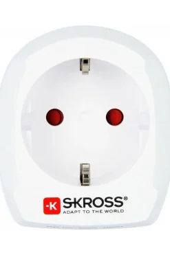 Online S-Kross Wereldstekker Europe To UK Adapter white