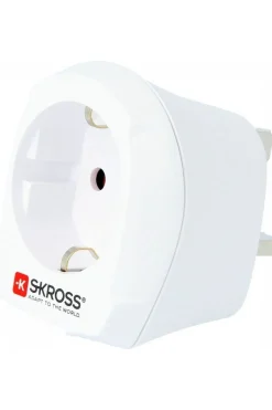 Online S-Kross Wereldstekker Europe To UK Adapter white