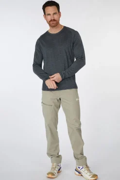 Online Smartwool T-Shirt Active Ultralite Ls Charcoal Heather