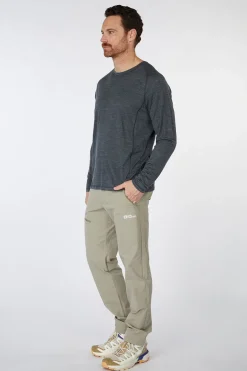 Online Smartwool T-Shirt Active Ultralite Ls Charcoal Heather