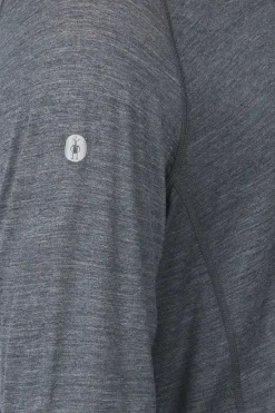 Online Smartwool T-Shirt Active Ultralite Ls Charcoal Heather