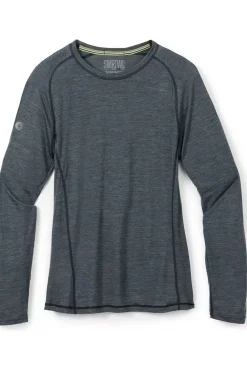 Online Smartwool T-Shirt Active Ultralite Ls Charcoal Heather