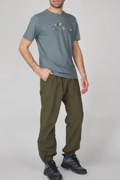 Online Smartwool T-Shirt Gone Camping Ss Pewter Blue